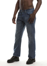 Load image into Gallery viewer, Straight Fit Jeans - Medium Indigo Side
