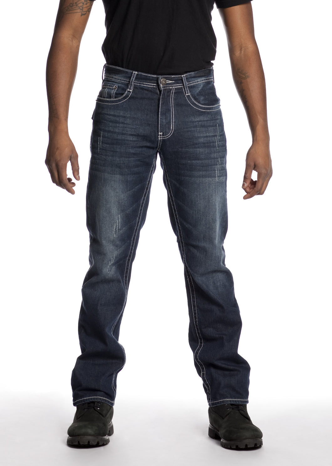 Men's Slim Straight Fit Denim Jeans