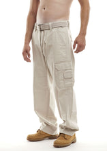 Load image into Gallery viewer, Cargo Pants - Stone Side
