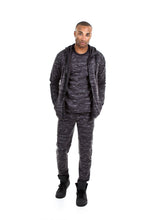 Load image into Gallery viewer, 87074ZH Marled Charcoal, Men&#39;s Tech Fleece Zipup Hoodie
