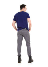 Load image into Gallery viewer, 89086SK Charcoal, Men&#39;s Moto Twill Skinny Fit Pants
