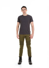 Load image into Gallery viewer, 89086SK Olive, Men&#39;s Moto Twill Skinny Fit Pants
