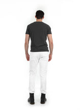 Load image into Gallery viewer, 89086SK White, Men&#39;s Moto Twill Skinny Fit Pants
