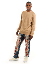 Load image into Gallery viewer, D7PT1081 Painted Wash, Men&#39;s Paint Splatter Jeans
