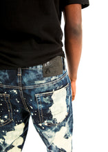 Load image into Gallery viewer, Bleached and Distressed Denim Shorts
