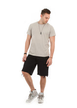 Load image into Gallery viewer, 9312 Black, Men&#39;s Non-Wash Belted Cargo Shorts
