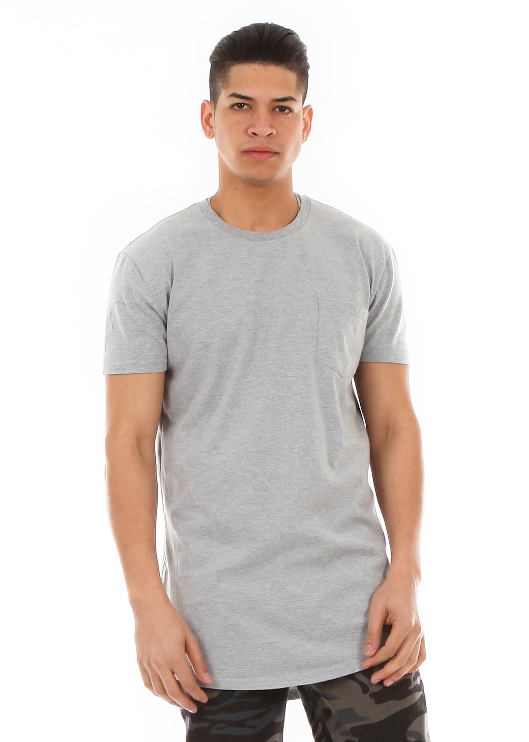 Long Tee with Side Zips