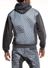 Load image into Gallery viewer, Men&#39;s Quilted Fleece Hoodie
