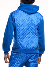 Load image into Gallery viewer, Men&#39;s Quilted Fleece Hoodie
