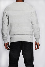 Load image into Gallery viewer, V-Neck Sweater - Heather Gray Back

