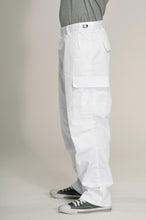 Load image into Gallery viewer, Miltary Pants - White Side
