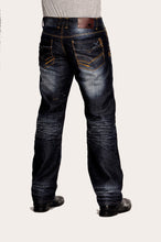 Load image into Gallery viewer, Slim Straight Jeans - Indigo Magnum Back
