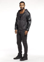 Load image into Gallery viewer, Men&#39;s Denim Fleece Hoodie and Jogger Set
