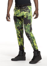 Load image into Gallery viewer, Men&#39;s Marijuana Print Ares Joggers
