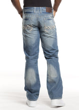 Load image into Gallery viewer, Men&#39;s Distressed Denim Jeans
