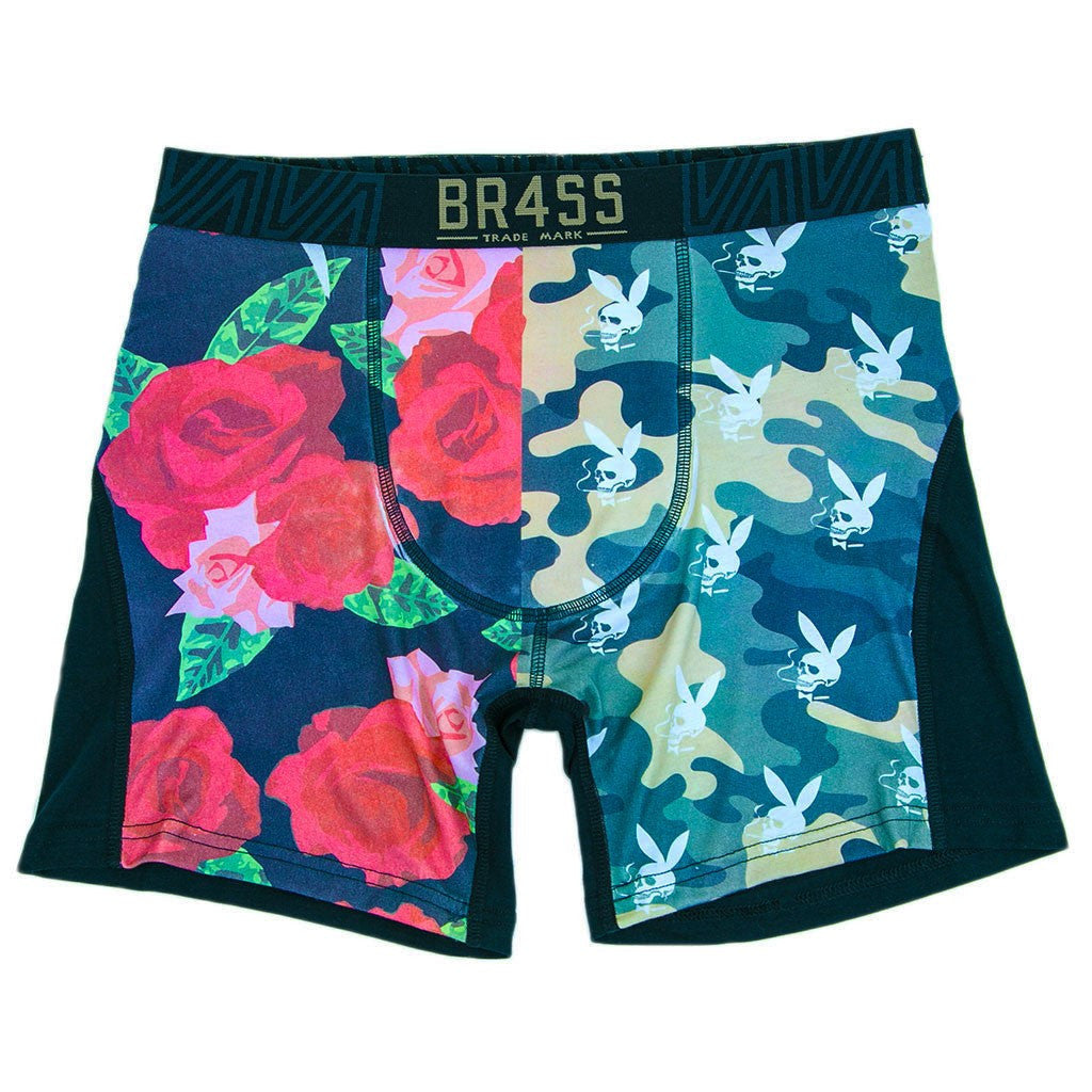 Men's Rose Camo Fitted Boxers